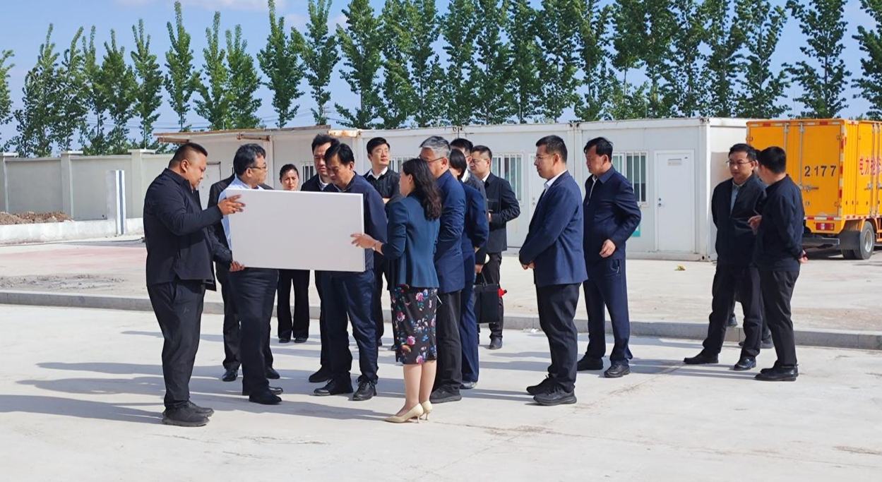 青岛市、胶州市领导莅临庞仕国际海洋深蓝产业基地项目调研督导